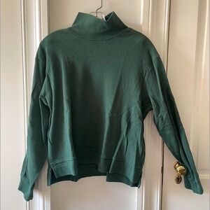 Lightweight Pact Green Turtle Neck Sweatshirt